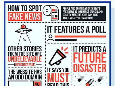 Fake news! design education illustrator