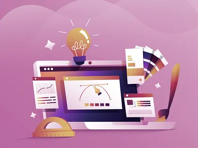 Design process design drawing firstshot freebie ideas illustraion illustration illustrator pantone ui vector