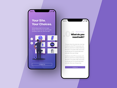 Mobile Desgnr app design design home page illustration landing page mobile app mobile ui typography ui ux