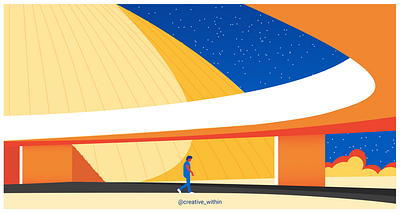 Illustration: Architecture adobe illustrator architecture art design flat illustration illustrator minimal photography vector web website