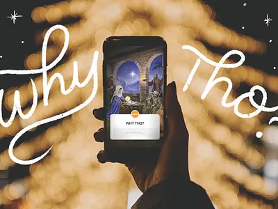 WhyTho Series Graphic christmas church instagram instagram stories iphone jesus jesus christ manger ministry question story student wise men youth