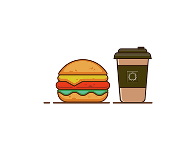 Burger 😍 design illustration