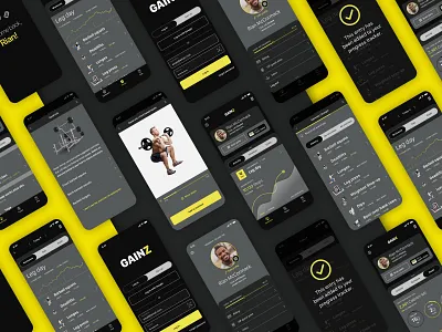 Fitness App Concept design fitness app product design ui