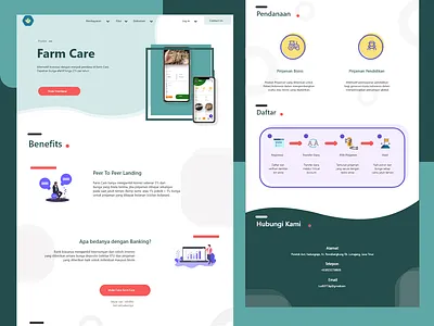 Farm care Web app branding design illustration ui ui. ux uidesign ux web web design webdesign website