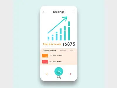 Statistics daily 100 challenge daily ui challange dailyui digital artist mobile mobile app design statistics ui design ui design challenge ui designer