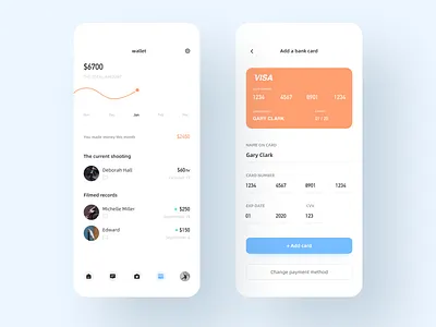 Booking shooting application concept design 02 app application concept design shooting ui