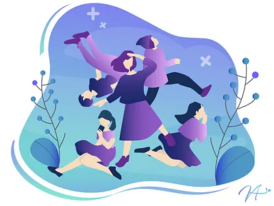 Looking Around adobe illustrator design flat illustration flatdesign illustration vector