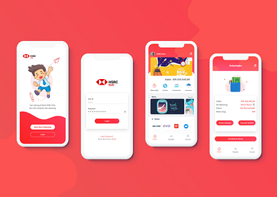 Mobile Banking App for Kids appdesign application bank banking app clean dribbble illustration kids mobileappdesign ui uidesign ux uxdesign