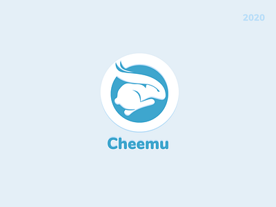 Cheemu bunny logo pet logo rabbit