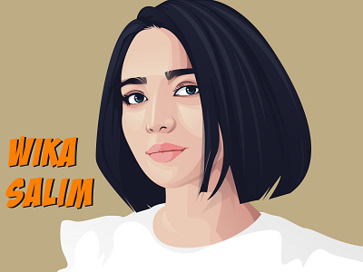 wika salim art character illustration illustrator portrait vector vexel work