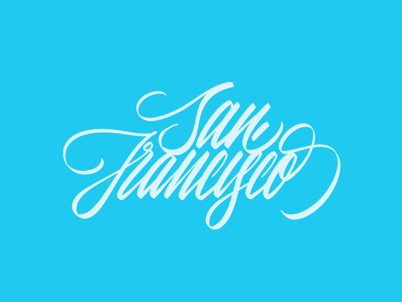 San Francisco Lettering animation branding calligraphy handlettering lettering motion procreate trip typogaphy