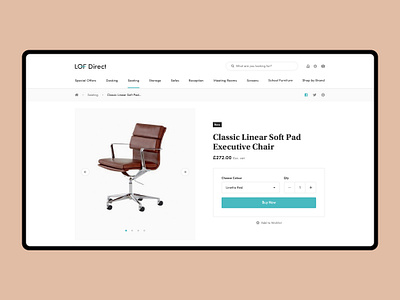 Lof Direct - Product Detail design ecommerce layout typography ui user experience user interface ux web website