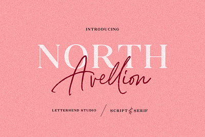 North Avellion - Script & Serif Duo elegant elegant fonts font font design font duo fonts collection logo fonts modern modern fonts sans serif sans serif font sans serif fonts script script font script fonts script typeface serif serif font serif fonts serif typeface