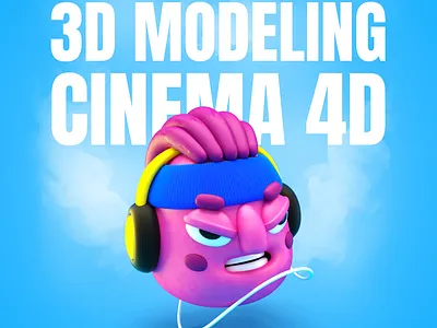 Headphones dude. 3d character character design cinema4d headphones illustration music octane octanerender