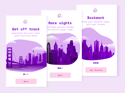 Travel App On-Boarding (Free Download) app branding clean design design jam download figma figmadesign free illustrator minimal travel ui