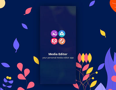 Media Editor App app app design ui ui design uiux