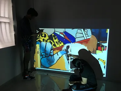 The Big Wall Painting art color colors design drawings paint wall wall art wallpaint