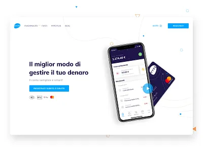 Home page HYPE website design homepage mockup ui web website