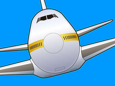 Airplane airplane technical drawing technical illustration vector illustration