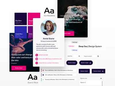 Octopus – Design System atomic design components design design system designer light product design system design white