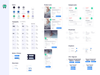 Dental Style Guide guide manual styleguide ui ux web