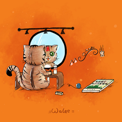 Chinese Zodiac Signs ——Tiger illustration