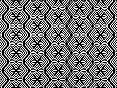 Black and White Pattern 2d 3d black white cloth fabric design line line art lines textile vector x