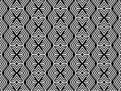 Black and White Pattern 2d 3d black white cloth fabric design line line art lines textile vector x