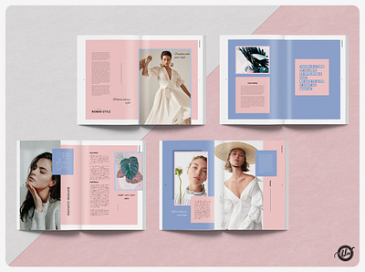 Venus Feminine Magazine a4 size editorial feminine indesign layout design magazine design minimal minimalist modern print design professional template design templates us letter venus woman