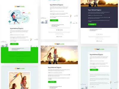VE Newsletter clean design email design email marketing email template icon illustration landing page layout newsletter typography