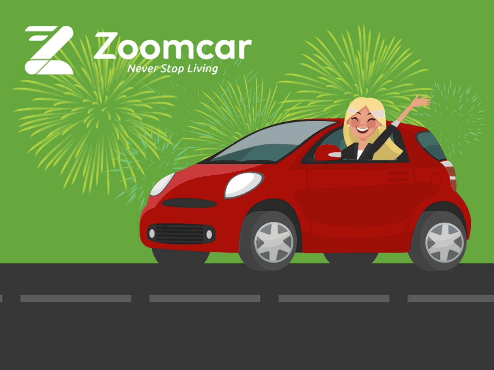 Zoomcar animation photoshop ui ux zoomcar