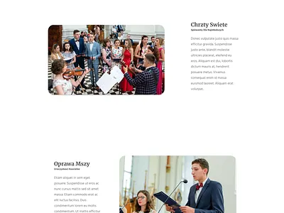 Effatha Music Band flat homepage minimal ui ux web website