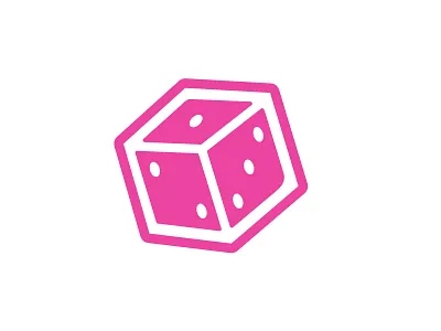 Dice design graphic design icon illustration illustrator letter work linework logo logo design monogram
