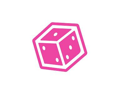 Dice design graphic design icon illustration illustrator letter work linework logo logo design monogram