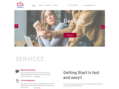 Website IT Company development devops gsuite