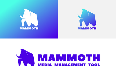 Mammoth Logo affinity designer branding logo