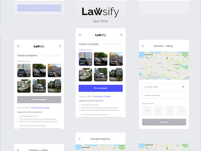 Lawsify Application UI application ui dograsweblog law lawsify user experience user interface