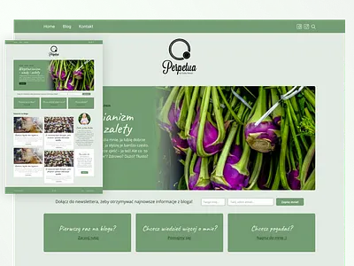 Personal Blog Homepage Design blog clean design ecology homepage minimal vegan website writing