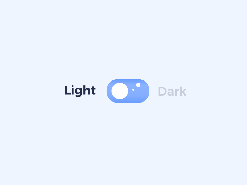 Light / Dark mode toggle switcher controls switch button switcher toggle button toggle switch toggles ui uicontrol uidesign uilibrary uiux uiuxdesign webdesign