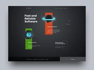 Relokia - Products black dark design flat icon icons illustration landing landing page logo minimal typography ui ux vector web web design website