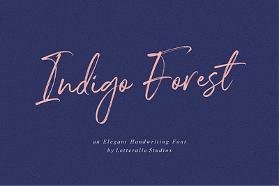 Indigo Forest Font calligraphy calligraphy and lettering artist creativemarket dafont design font font collection handwriting lettering modern myfonts script typography