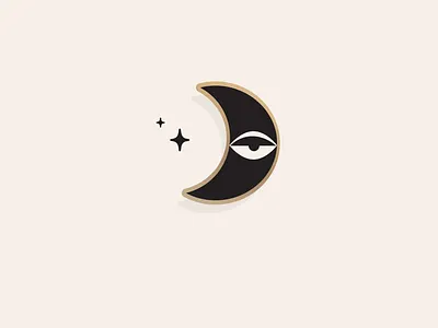 mysticmoon app design icon icon design illustration logo moon shine symbol vector web