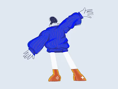 Sweater Weather art autumn character character design design digital girl illustration sweater sweater weather