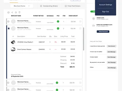 RATEPAY REDESIGN_Customer Account consumer account consumer account costumer account costumer account figma web ui website design website redesign