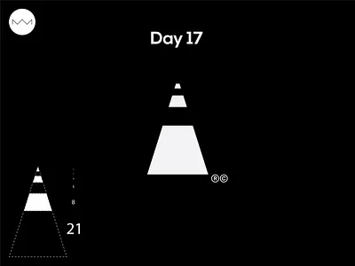 Day 17: Geometric Logo adobe dailylogo dailylogochallange grid illustrator logo logo design logodesign negative space