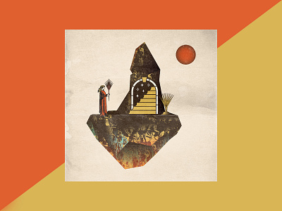 Unused cult desert door illustration occult palm photoshop plants shapes texture