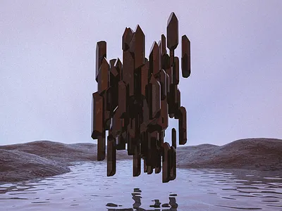 glass. 3d 3dart abstract cgi colorful digitalart geometry render shapes texture