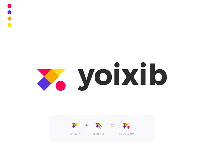 Yoixib Logo Design brand brand identity branding design business corporate creative icon letter logo letter logo mark logo design logo designer logo mark logo mark design simple technology technology logo typography x letter y letter