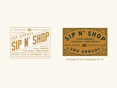 Sip N Shop branding fair holiday makers vendors