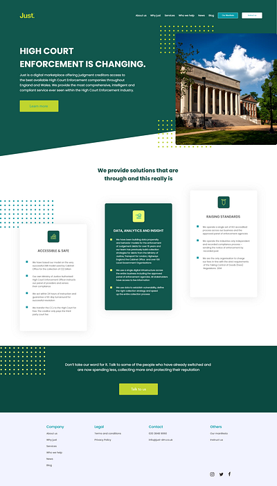 Just adobe xd design landing page ui web design